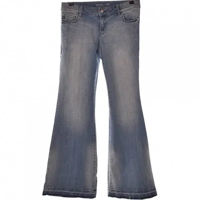 Pre-owned Michael Kors Blue Cotton Jeans