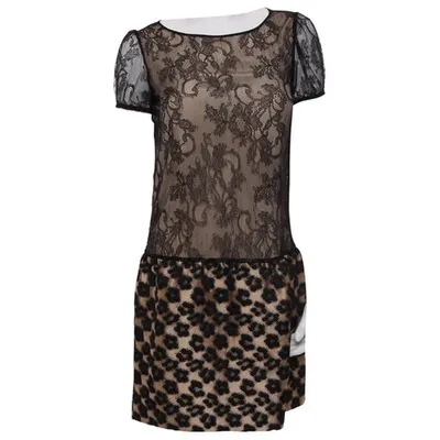 Pre-owned Red Valentino Black Dress