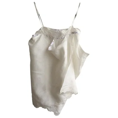 Pre-owned Vanessa Bruno White Linen Tops