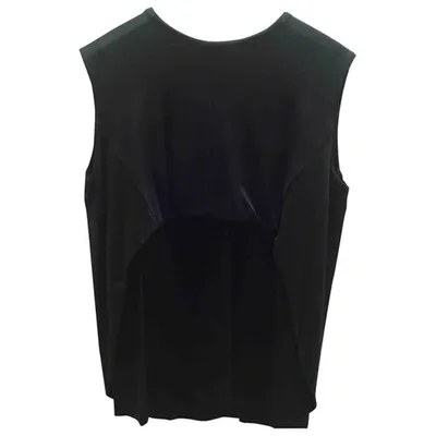 Pre-owned Balenciaga Black Viscose Top