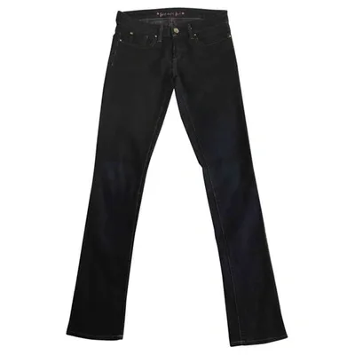 Pre-owned Barbara Bui Straight Jeans In Blue