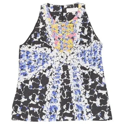 Pre-owned Peter Pilotto Silk Top In Multicolour