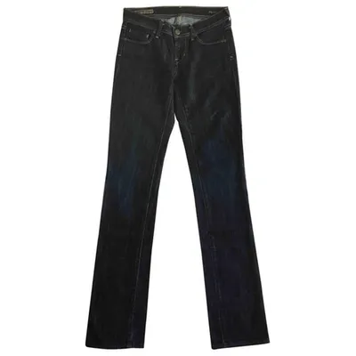 Pre-owned Citizens Of Humanity Straight Jeans In Blue