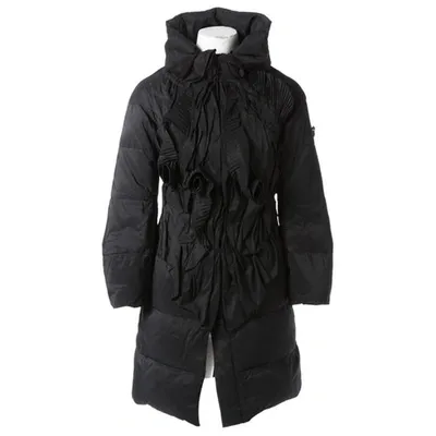 Pre-owned Ermanno Scervino Coat In Black