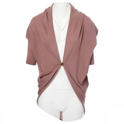 Pre-owned Lanvin Wool Cardigan In Pink