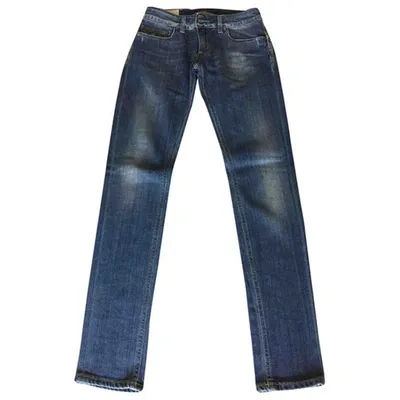 Pre-owned Dondup Slim Jeans In Blue