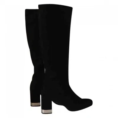 Pre-owned Saint Laurent Boots In Black