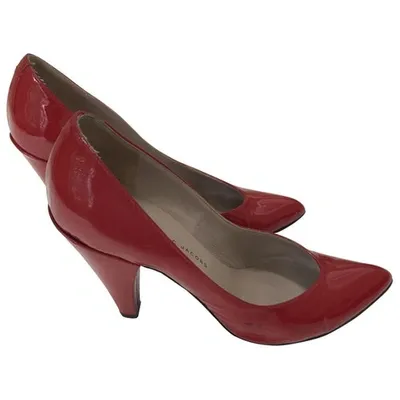 Pre-owned Marc By Marc Jacobs Patent Leather Heels In Red