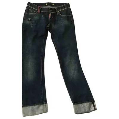 Pre-owned Dsquared2 Large Jeans In Blue