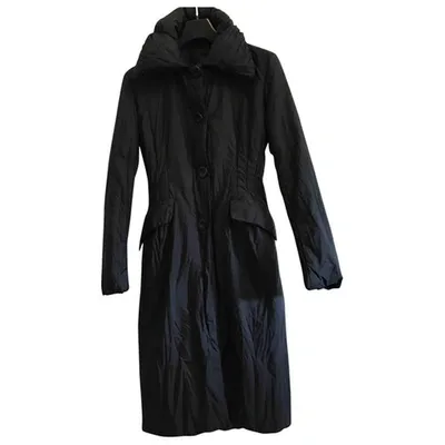 Pre-owned Ermanno Scervino Coat In Black