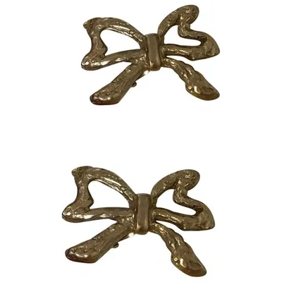 Pre-owned Saint Laurent Earrings In Gold