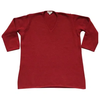 Pre-owned Max Mara Wool Jumper In Red