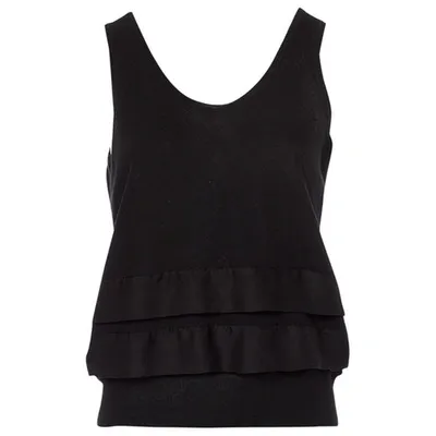 Pre-owned Chloé Wool Top In Black