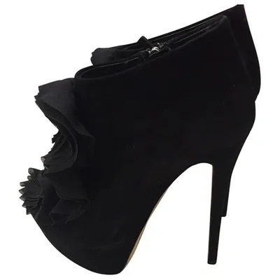 Pre-owned Giuseppe Zanotti Heels In Black