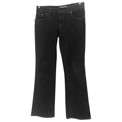 Pre-owned Red Valentino Blue Cotton Jeans