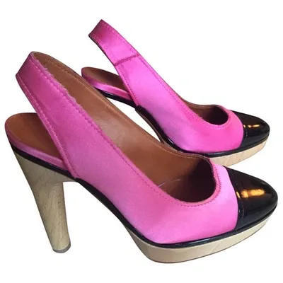 Pre-owned Lanvin Leather Heels In Pink