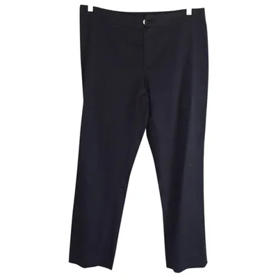 Pre-owned Burberry Chino Pants In Black