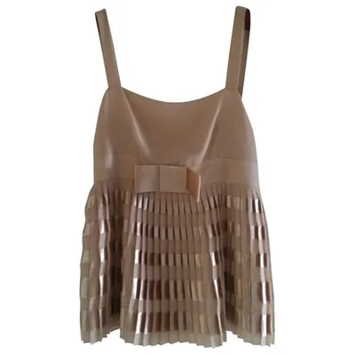 Pre-owned Red Valentino Beige  Top