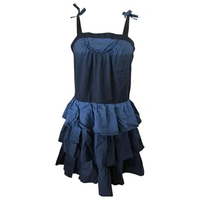 Pre-owned Marc By Marc Jacobs Mini Dress In Blue