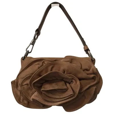 Pre-owned Saint Laurent Handbag In Camel