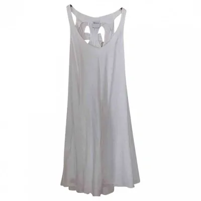 Pre-owned Red Valentino White Cotton Dress