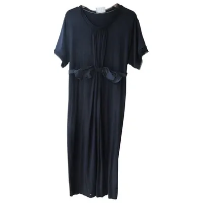 Pre-owned Lanvin Black Viscose Dress