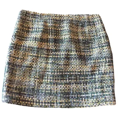 Pre-owned Tommy Hilfiger Wool Skirt In Multicolour