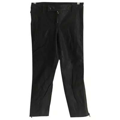 Pre-owned Faith Connexion Slim Pants In Khaki