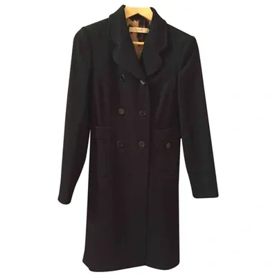 Pre-owned Red Valentino Black Wool Coat