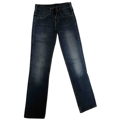 Pre-owned Levi's Blue Cotton Jeans