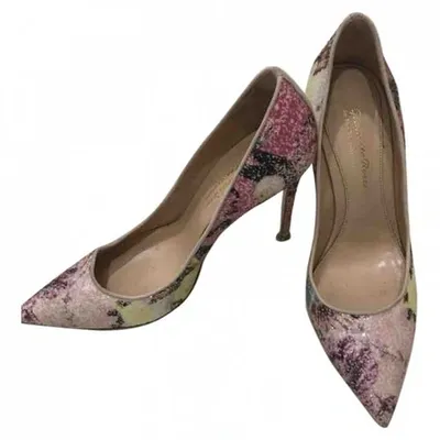 Pre-owned Gianvito Rossi Cloth Heels In Multicolour