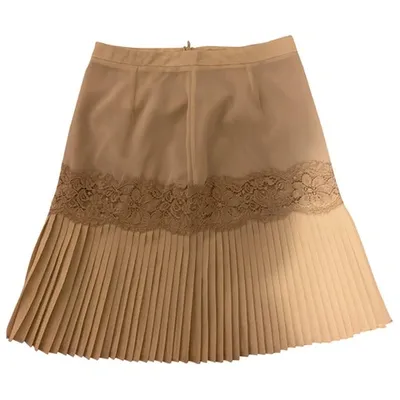 Pre-owned Red Valentino Beige Skirt