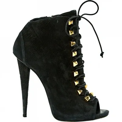 Pre-owned Giuseppe Zanotti Boots In Black