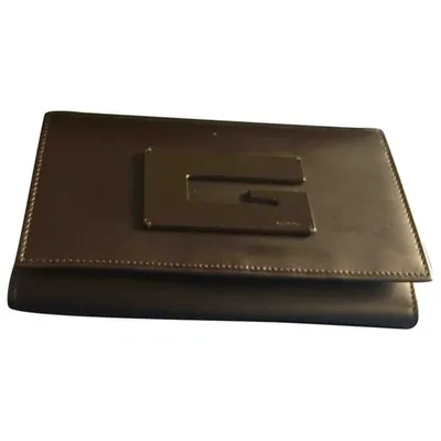 Pre-owned Gucci Leather Wallet In Brown