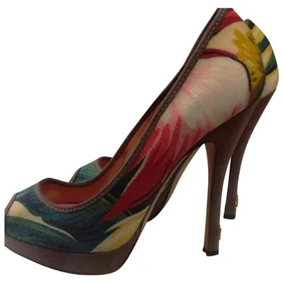 Pre-owned Dsquared2 Cloth Heels In Other