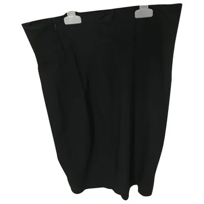 Pre-owned Red Valentino Black Wool Skirt