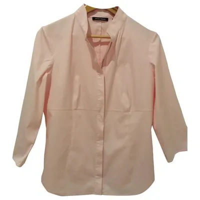 Pre-owned Narciso Rodriguez Pink Cotton Top