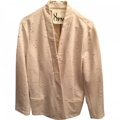 Pre-owned 8pm White Cotton Jacket