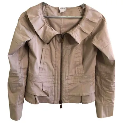 Pre-owned Red Valentino Beige Cotton Jacket