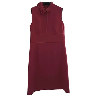 Pre-owned Red Valentino Red Wool Dress