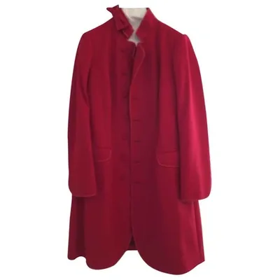 Pre-owned Red Valentino Red Wool Coat