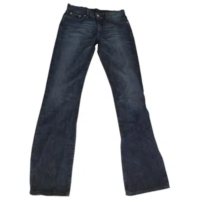 Pre-owned Cycle Straight Jeans In Blue