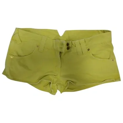 Pre-owned Cycle Yellow Denim - Jeans Shorts