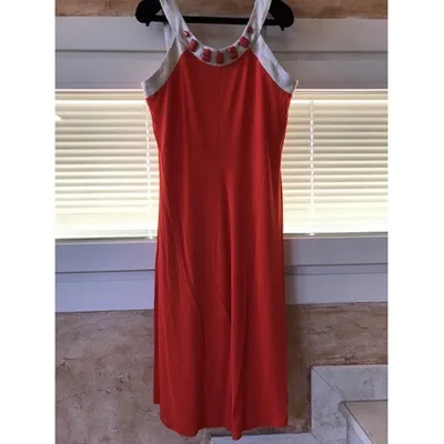 Pre-owned Max Mara Mid-length Dress In Orange