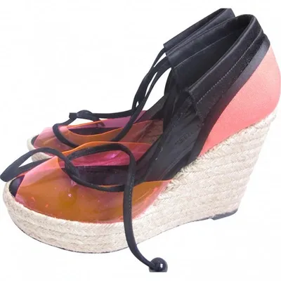 Pre-owned Sonia Rykiel Pink Cloth Sandals