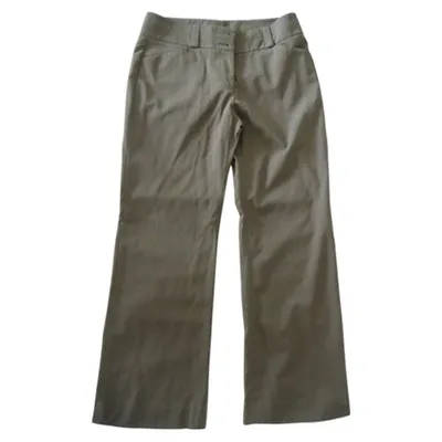 Pre-owned Burberry Brown Trousers