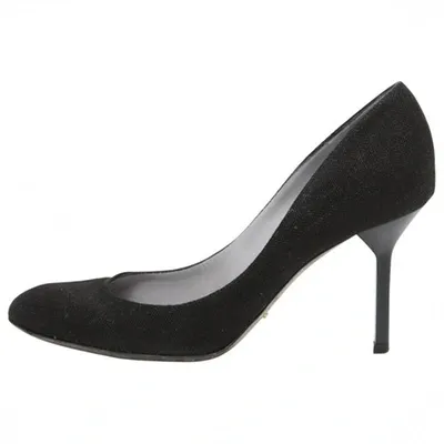 Pre-owned Sergio Rossi Black Heels