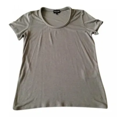 Pre-owned Giorgio Armani Grey Top