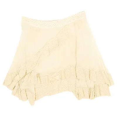 Pre-owned Chloé Mini Skirt In Beige