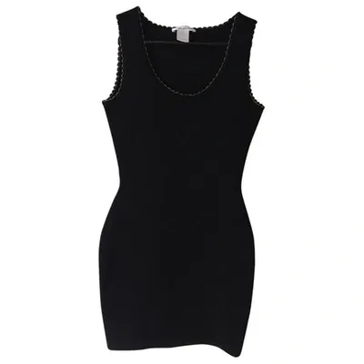 Pre-owned Oscar De La Renta Black Dress